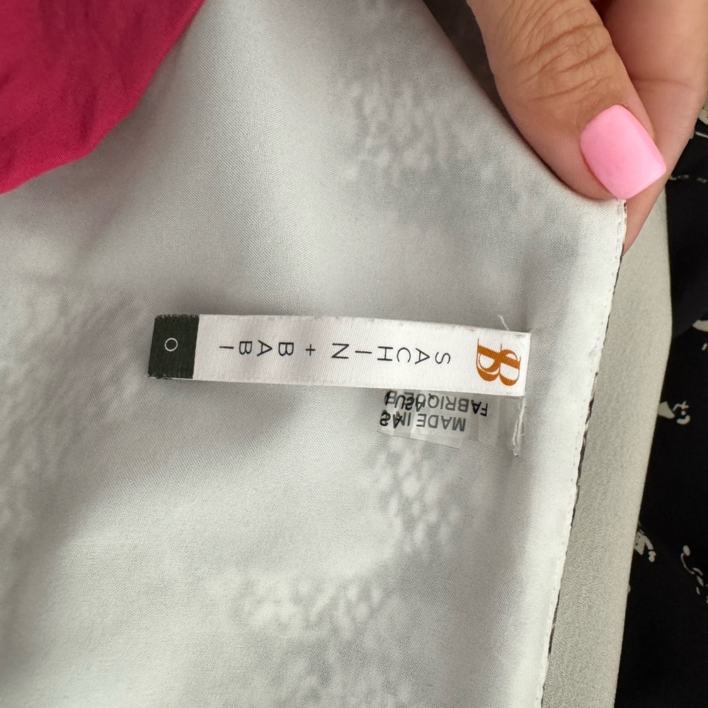 Sachin + Babi White Snake Print Color Block Off S… - image 8